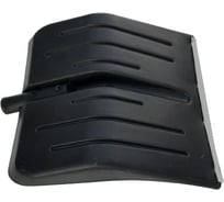 Лопата с оцинкованной планкой ПК Вектор Метелица 430х440 мм, черная М-4110