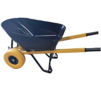 Тачка двухколесная GEVA TRADE GEVA MAXI черный кузов 140л квадратная труба, колесо полиуретан 15x6.00-6 F20mm/90мм TS2KL140BLACKGT