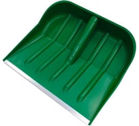 Снеговая лопата ООО ПК Тандем-АГРО Добрыня 460х400мм ЦВЕТНАЯ пластмассовая с алюм планкой из морозостойкого пластика без черенка Ф32мм 4630435960295