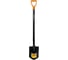 Лопата штыковая RABBITEX стальная 19х27см, L=115см, черенок сталь V-ручка strong metal, 700476 1