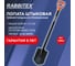 Лопата штыковая RABBITEX стальная 19х27см, L=115см, черенок сталь V-ручка strong metal, 700476 2