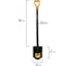 Лопата штыковая RABBITEX стальная 19х27см, L=115см, черенок сталь V-ручка strong metal, 700476 3