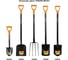 Лопата штыковая RABBITEX стальная 19х27см, L=115см, черенок сталь V-ручка strong metal, 700476 10
