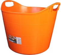 Ведро гибкое DECOR 40л, сверхпрочное, оранжевое 410-0040 11615023