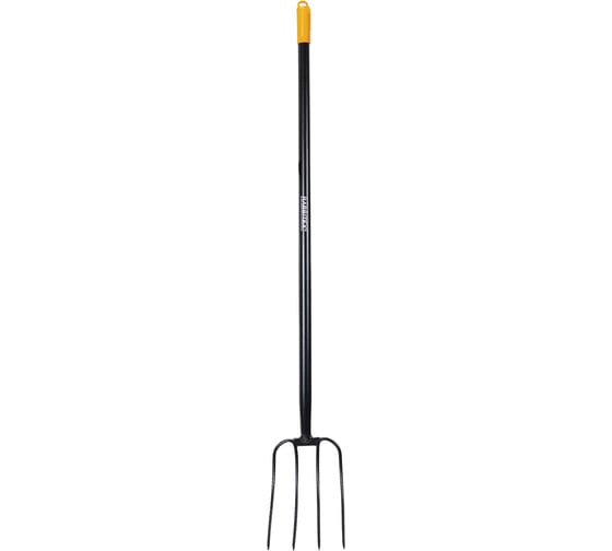 Вилы садовые цельнометаллические RABBITEX 22х30см, L=150см черенок сталь, long handle, 700489 1