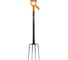 Вилы садовые стальные RABBITEX 22х30см, L=120см черенок сталь V-ручка, strong metal, 700490 1