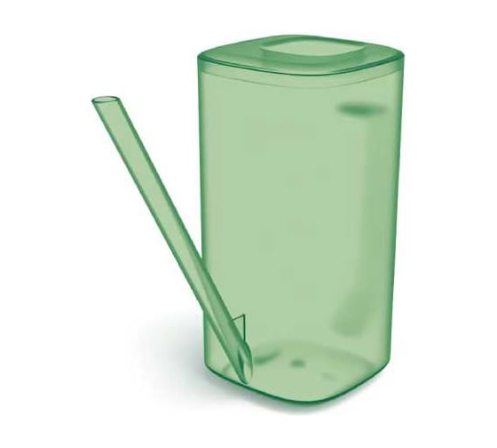 Лейка Scheurich Tubi 1,6 л прозрачный зеленый (pine green) 073454 1