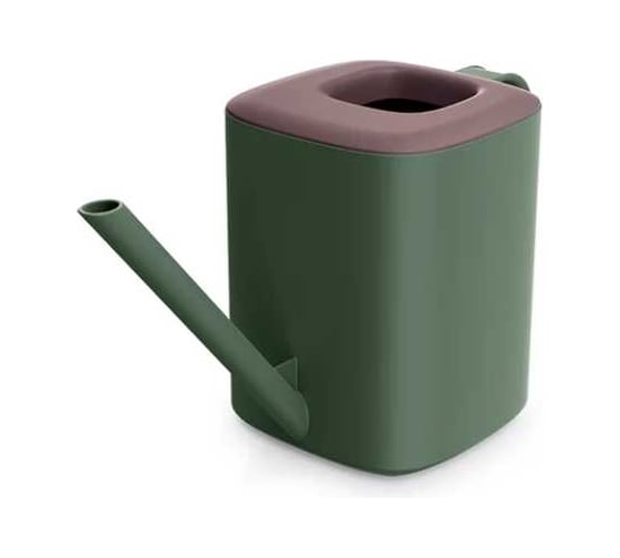 Лейка Scheurich Tubi 1л зеленый/марсала верх 073458 1