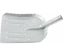 Стальная оцинкованная лопата для уборки снега Без бренда 320х340 мм, без черенка 615365