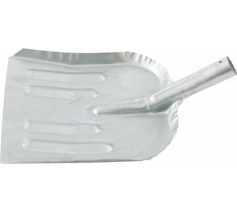 Стальная оцинкованная лопата для уборки снега Без бренда 320х340 мм, без черенка 615365