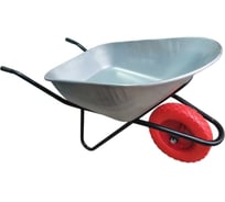 Тачка строительная LWI усиленная 160л. 300кг с полиуретановым колесом LWI160ПУ