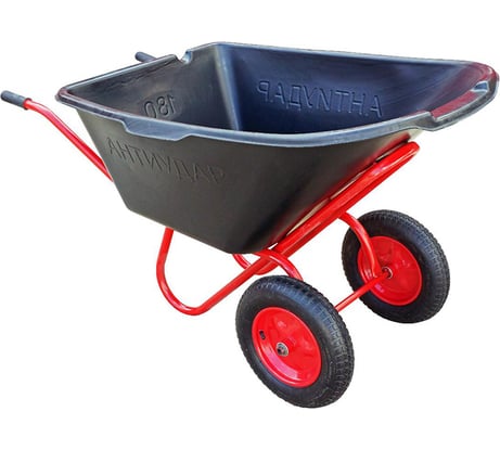 Двухколесная антиударная тачка Промышленник 180 л ПРОМ-180А2КП