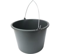 Ведро строительное круглое ACG черное, 16 л 960287