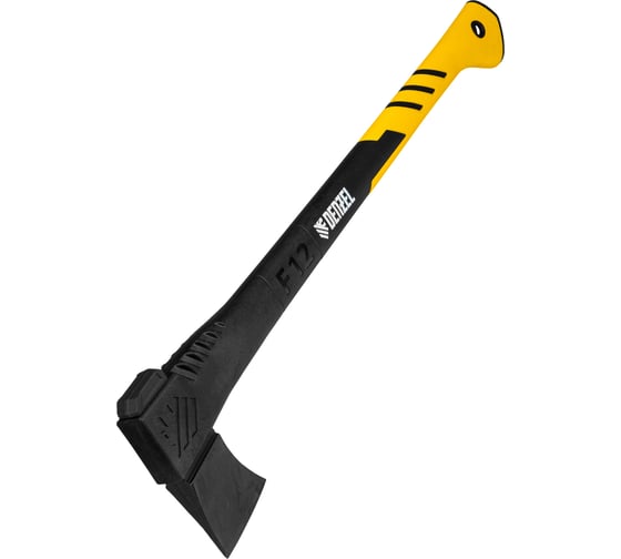 Топор-колун DENZEL F12, 2000 гр, двухкомпонентная рукоятка, 710 мм 21436 1