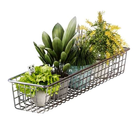 Корзина садовая НАЙДИ 125x780x195, хром KS12x78x19-33 1