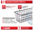 Корзина садовая НАЙДИ 125x780x195, хром KS12x78x19-33 4