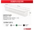 Корзина садовая НАЙДИ 125x780x195, белый муар KS12x78x19-53 6