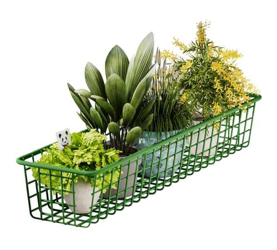 Корзина садовая НАЙДИ 125x780x195, зеленый KS12x78x19-6018 1