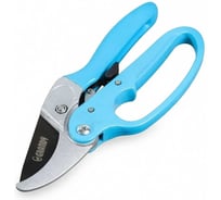 Секатор Grandy 200 мм, 30 мм, прямого реза, с храповым механизмом, рукоять металл, резина 360485