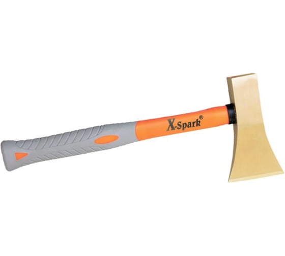 Топор со стеклопластиковой рукояткой искробезопасный X-Spark 196-1002 Al-Cu 196A1002 1
