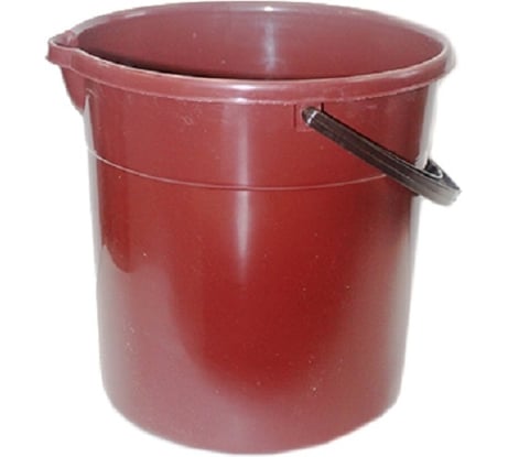 Ведро с носиком Мультипласт групп Классика 7 л, бордовое MPG8348