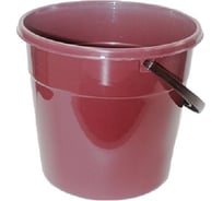 Ведро Мультипласт групп СТАНДАРТ 5 л, бордовое MPG8393