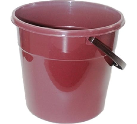Ведро Мультипласт групп СТАНДАРТ 5 л, бордовое MPG8393