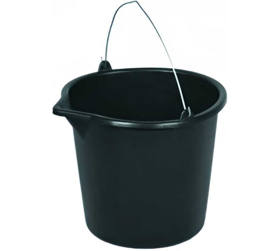 Ведро строительное ООО ПКФ Сварком круглое 12л, пластик (уп/2шт) СанТех s040479 1