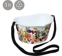 Емкость для сбора ягод Сималенд Фрукты 3 л, белая 6581675