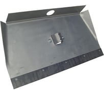 Лопата-движок RUSСАД 500х240мм АЛЮМИНИЕВАЯ 3-х бортная с накладкой 40мм 9236