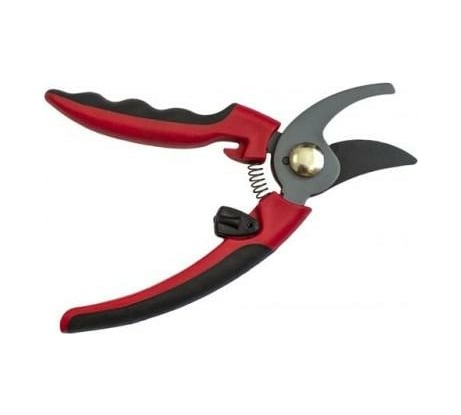 Садовый секатор с боковой фиксацией и прорезиненными рукоятками WMC TOOLS 50027 TG1306039-A