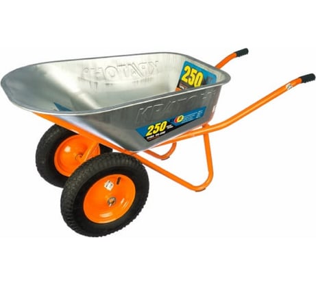 Строительная усиленная тачка Кратон WB-250DR 5 06 01 025R