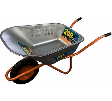 Строительная усиленная тачка Кратон WB-200R 5 06 01 024R