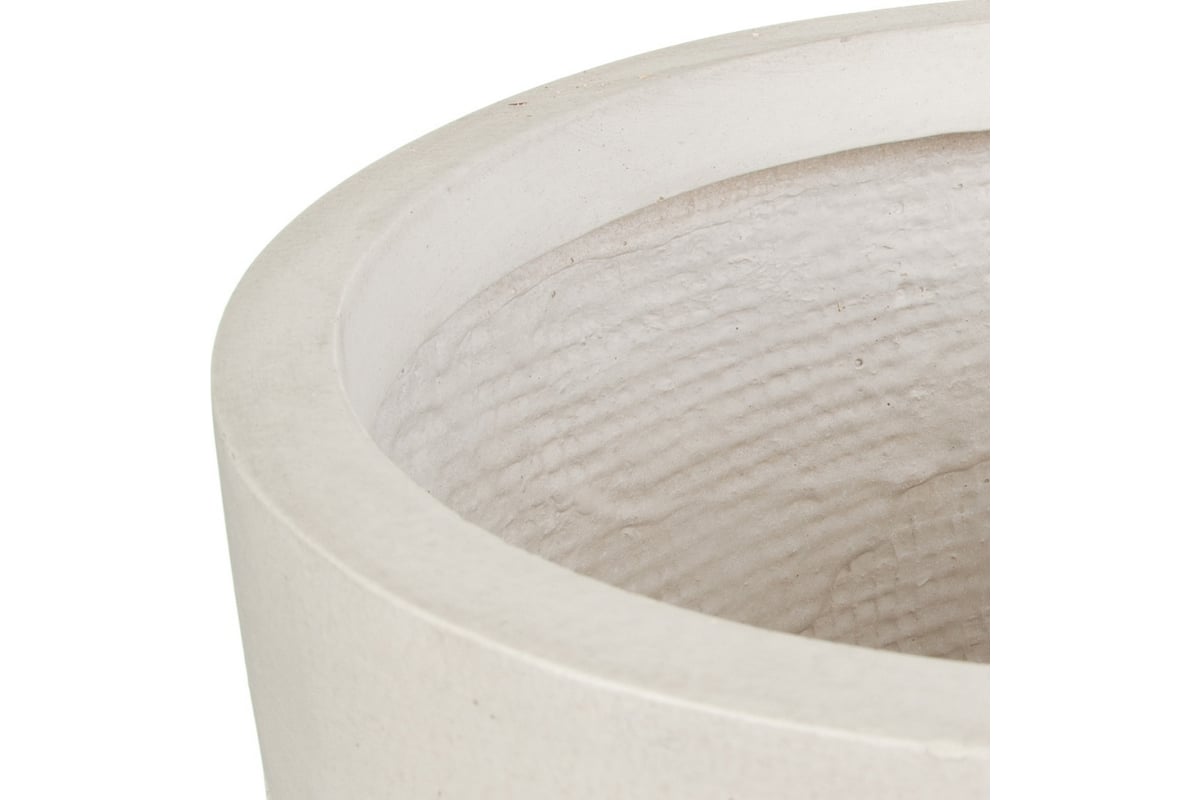 Напольное кашпо IDEALIST Lite Лотус высокое, круглое, 30х58 см, 40 л ...