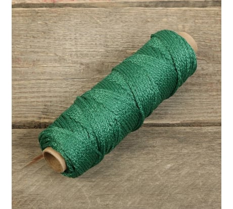 Шнур для подвязки растений Greengo 50 м, зеленый 6628222