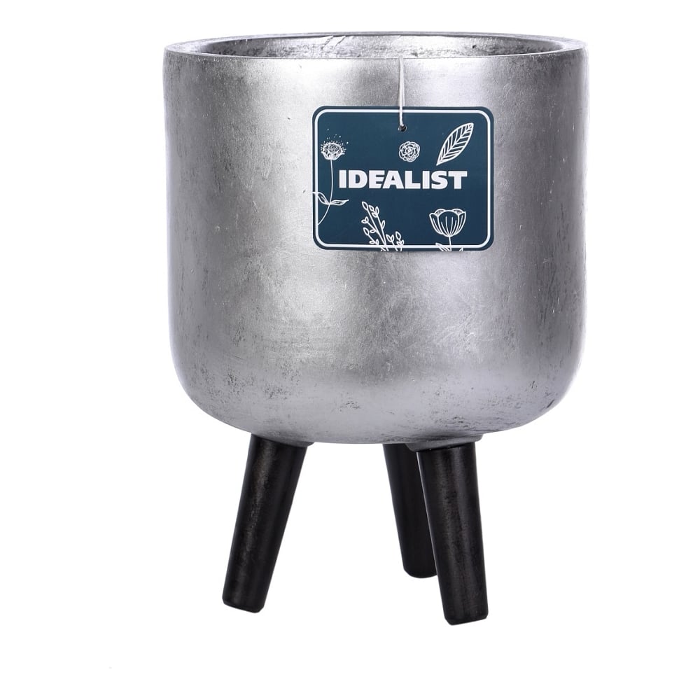 Настольное кашпо на ножках IDEALIST Lite Конкрит 25х34 см, 9.1 л SMT ...