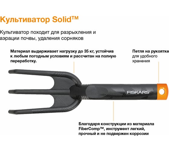 Культиватор Fiskars 1001600 (137020)