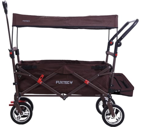 Ручная тележка с навесом FUXTEC коричневая FX-CT800B