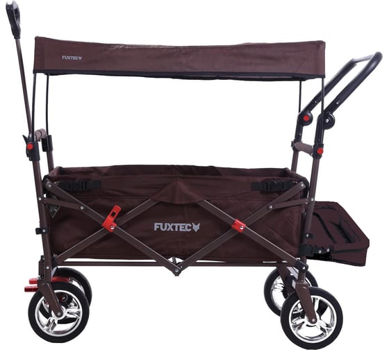 Ручная тележка с навесом FUXTEC коричневая FX-CT800B