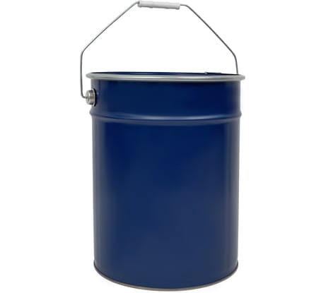 Металлическое ведро Gigant 20л синий цвет крышка-обруч G-40463