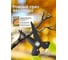 Секатор флористический WMC TOOLS WMC-TG1306011-B, L 175 мм, в блистере, 50037 4