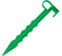 Садовые колышки для разметки, крепежа и подвязки растений ГеоПластБорд длина 14 см, 10 шт зеленый 50015