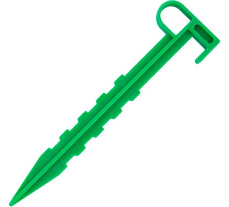 Садовые колышки для разметки, крепежа и подвязки растений ГеоПластБорд длина 14 см, 10 шт зеленый 50015