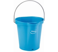 Ведро металлодетектируемое Vikan 12 л, синий цвет 56943