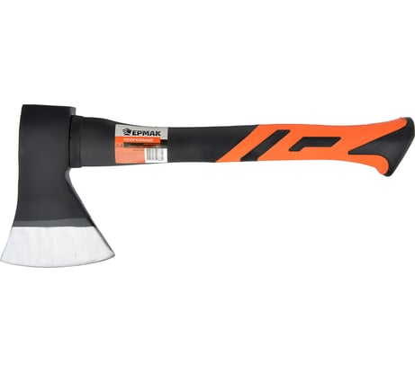 Кованый топор с фибергласовой двухкомпонентной ручкой ЕРМАК 800 г 662-429