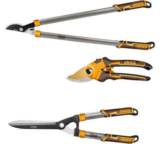 Набор садовых ножниц INGCO INDUSTRIAL 3 шт HLT76033