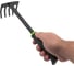 Грабли мини с пластиковой рукояткой WMC TOOLS (5-зуб., L-300мм) WMC-TG2103024-D(50017) 8
