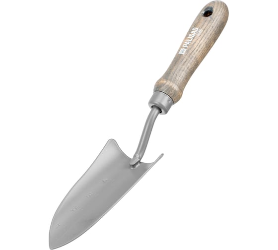 Совок посадочный узкий PALISAD 70х330 мм, стальной, рукоятка из ясеня, LUXE 62632