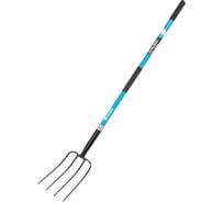 Вилы 4-х рогие PALISAD сенные, кованые, 210х310х1510 мм, фибергласовый черенок, ПВХ накладка, LUXE 63800