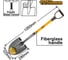 Лопата INGCO INDUSTRIAL HSSLH1214 2